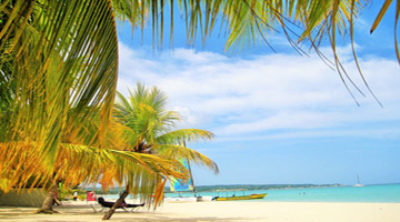 Beautiful Jamaica beach