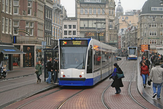 Tram #2 in Amsterdam