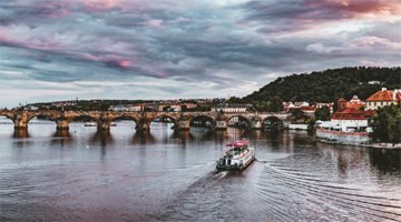 Vltava River cruise in Prague